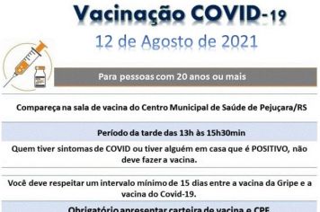 VACINAÇÃO CONTRA A COVID-19