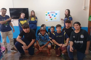 Escola Municipal promove atividades de conscientização sobre a violência contra a mulher 