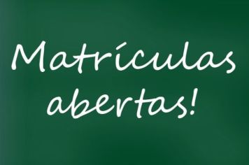 Rede municipal de ensino abre período para matrículas e rematrículas