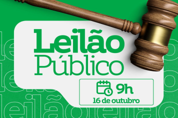 Prefeitura de Pejuçara realiza Leilão eletrônico de bens imóveis