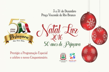 Divulgada a programação oficial do Natal Luz 2016