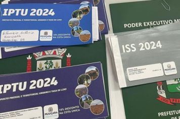 IPTU e ISS 2024: Carnês já podem ser retirados