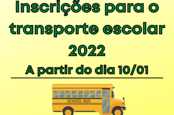 Transporte escolar 2022