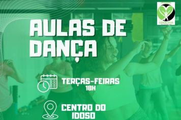 Hoje é dia de aula de dança