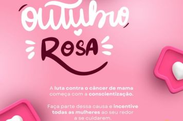 Outubro Rosa: Campanha de prevenção do câncer de mama