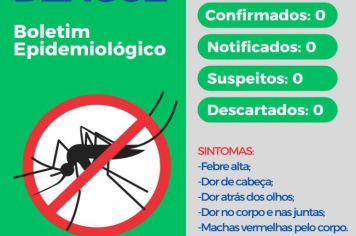 Confira o boletim Dengue de hoje