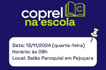 Quarta-feira tem Coprel na Escola