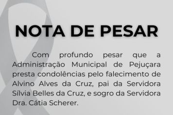 NOTA DE PESAR