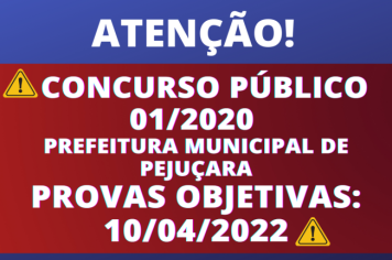 CONCURSO PÚBLICO 01/2020