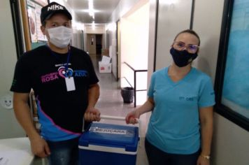 Pejuçara recebe primeiro lote de vacinas contra COVID.