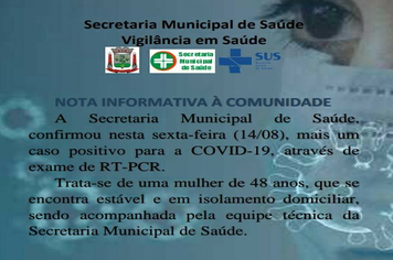 Pejuçara chega a 24 casos de Coronavírus confirmados