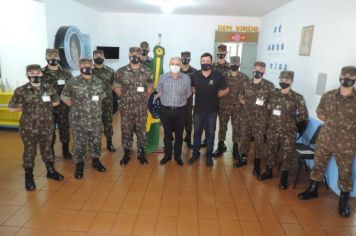 Junta Militar de Pejuçara faz inspeção de jovens aspirantes ao exercito