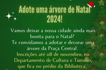 Natal Encantado 2024: Adote uma Árvore de Natal