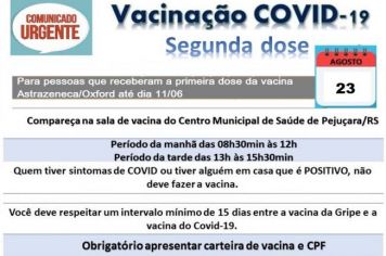 VACINAÇÃO CONTRA A COVID-19