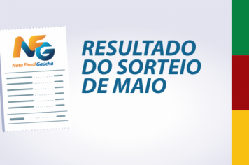 Nota fiscal gaúcha- Ganhadores do mês de maio