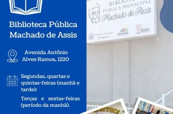 Biblioteca Pública Machado de Assis: um espaço para todos