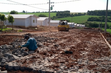Conjunto Habitacional Caminho das Palmeiras: Obras de calçamento chegam a 50% do previsto