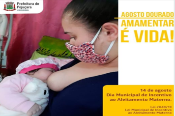 Mamaço virtual marca passagem do Dia Municipal de Incentivo a Amamentação