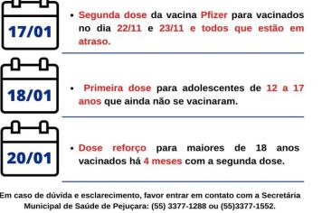 Atenção para a vacinação contra a COVID-19