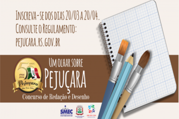 CONCURSO DE REDAÇÃO E DESENHO: Um olhar sobre Pejuçara