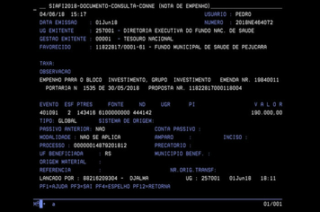 Emenda Federal beneficia Saúde no município de Pejuçara 