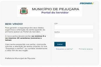 Servidor Municipal terá acesso a dados funcionais no Portal da Prefeitura