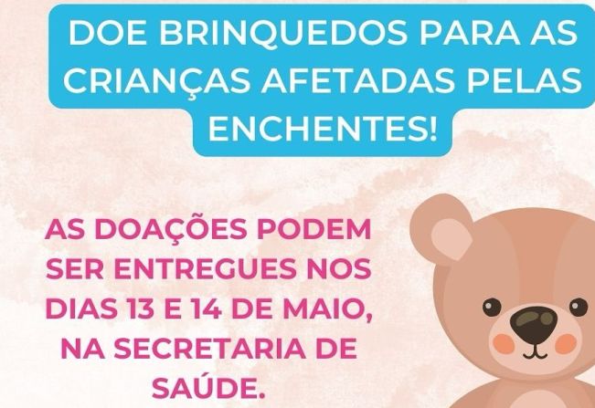 Campanha de doação de brinquedos 