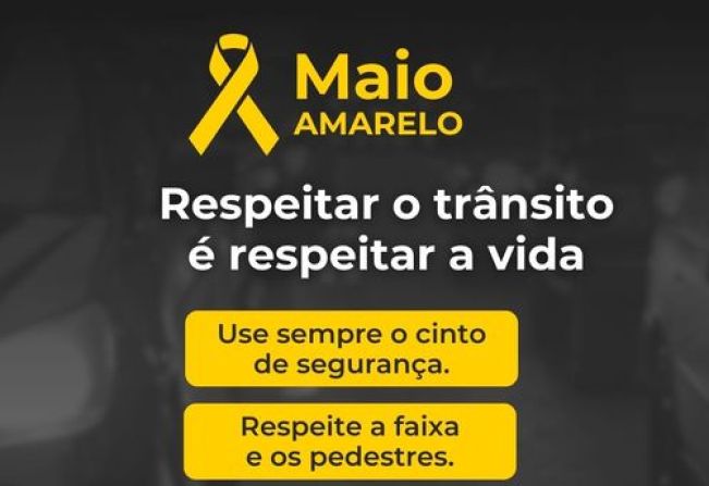 Maio Amarelo: Conscientização e respeito no trânsito salva vidas