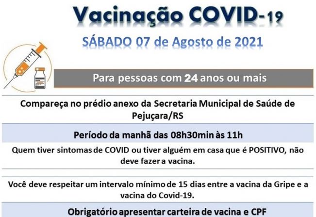 VACINAÇÃO CONTRA A COVID-19