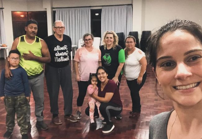 Piates no período noturno do Cidade Ativa