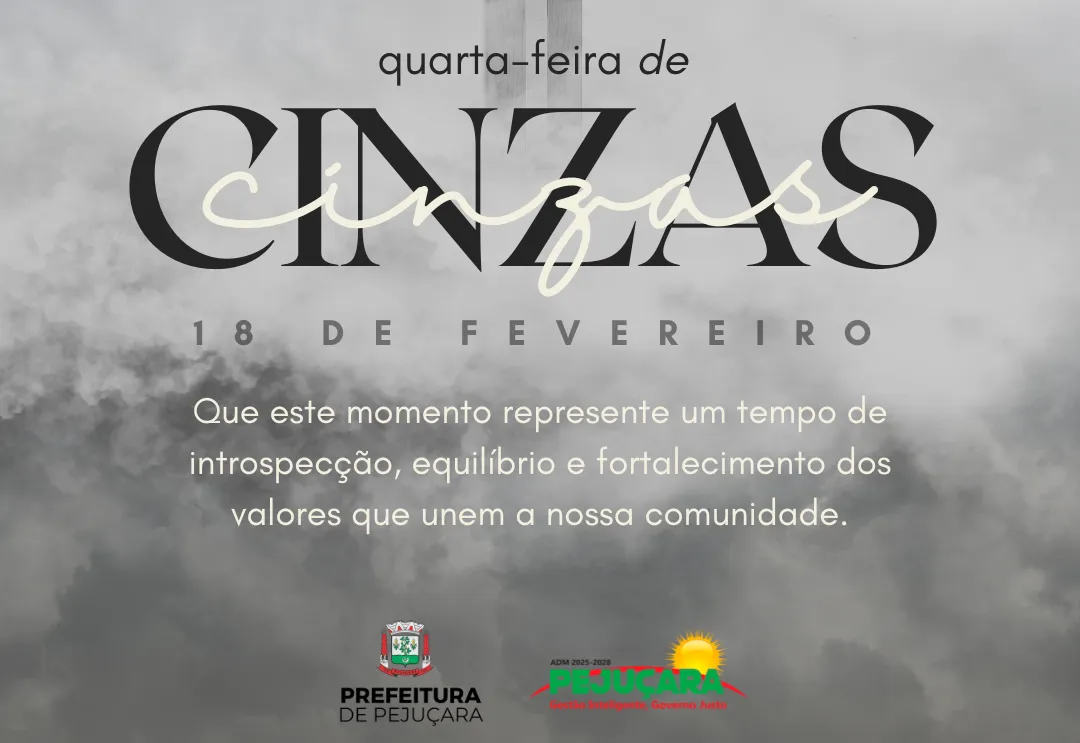  Quarta-feira de Cinzas l 18 de fevereiro