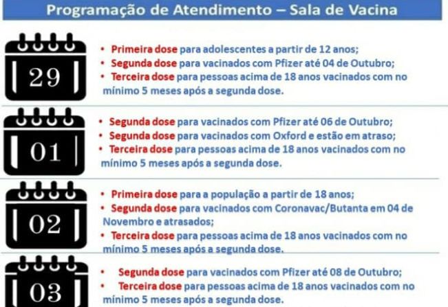 VACINAÇÃO CONTRA A COVID-19