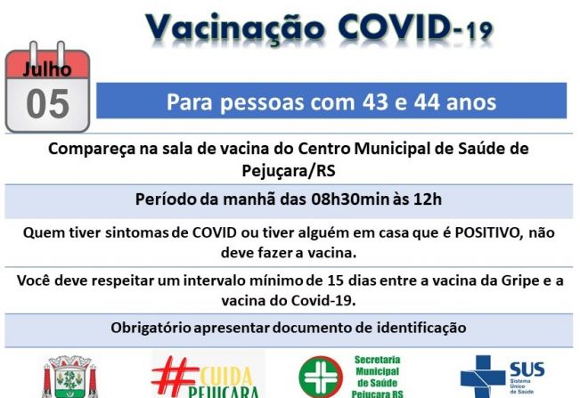 VACINAÇÃO CONTRA A COVID-19