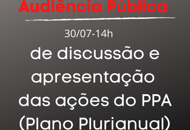 Comunicado a comunidade de Pejuçara