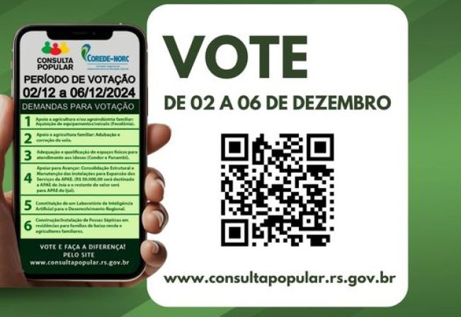 VOTAÇÃO CONSULTA POPULAR 2024