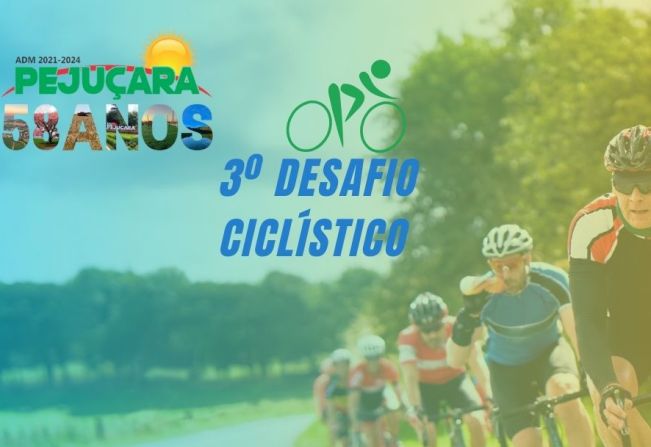 58 anos de Pejuçara Desafio Ciclístico é uma das atividades da programação de aniversário