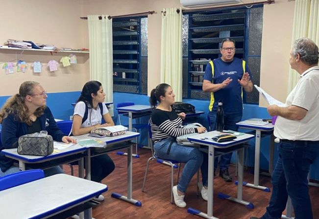 Mais uma etapa da formação do Projeto Educom na Escola Pejuçara