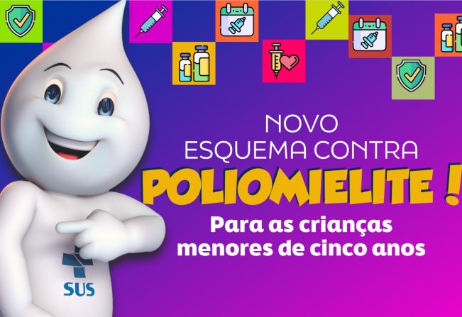 Atualização no esquema vacinal contra a Poliomielite