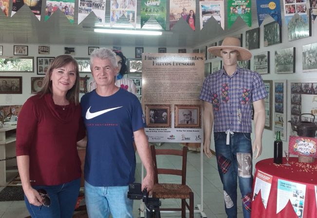 Museu dos Imigrantes Marcos Bresolin recebe visita especial
