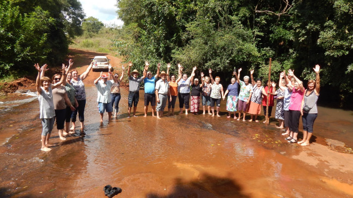 Idosos ficam encantados com o passeio cultural na Pedreira