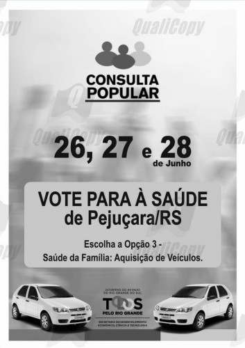 Pejuçara mobilizado para a Consulta Popular que ocorre nesta semana
