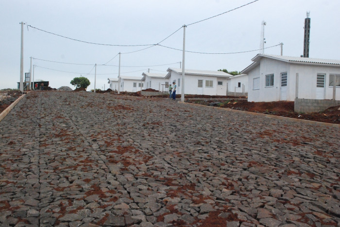 Caminho das Palmeiras: Primeira etapa do calçamento está concluída