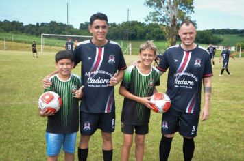 Foto - Bola na Rede na Abertura do Campeonato Municipal de Futebol em Vista Alegre