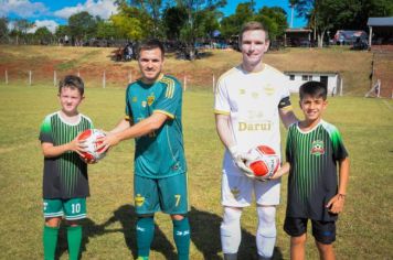 Foto - Bola na Rede na Abertura do Campeonato Municipal de Futebol em Vista Alegre