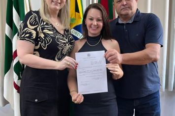 Foto - Posse Secretariado gestão 2025-2028