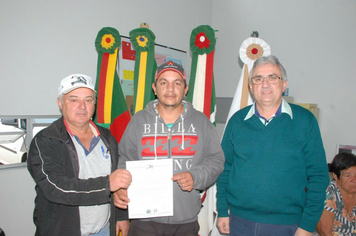 Foto - Entrega de Módulos Sanitários