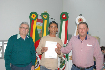Foto - Entrega de Módulos Sanitários