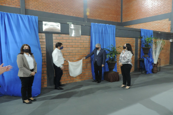 Foto - Investimento superior a R$ 600 mil propicia entrega de Ginásio a Escola Municipal