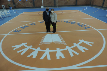 Foto - Investimento superior a R$ 600 mil propicia entrega de Ginásio a Escola Municipal