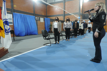 Foto - Investimento superior a R$ 600 mil propicia entrega de Ginásio a Escola Municipal